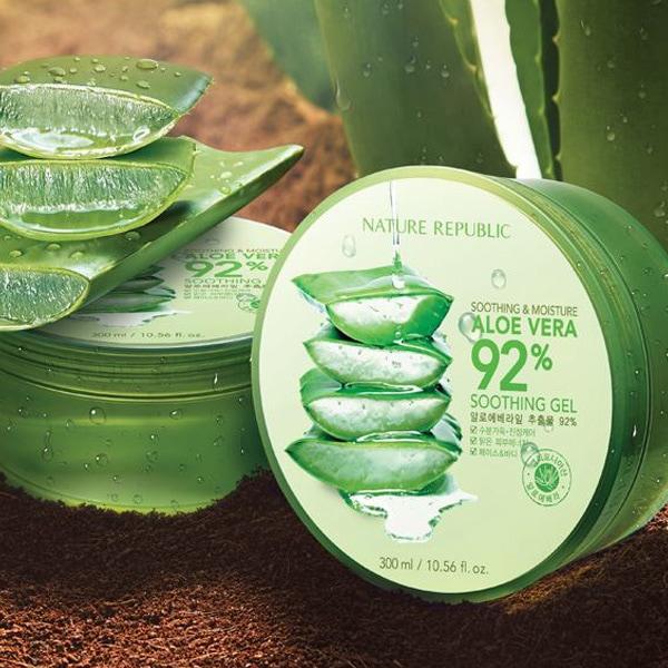 名称 [NATURE REPUBLIC]ネイチャーリパブリック スージングアンドモイスチャー アロエベラ92% スージングジェルSOOTHING&amp;MOISTURE ALOE VERA 92% SOOTHING GEL内容量 300m...