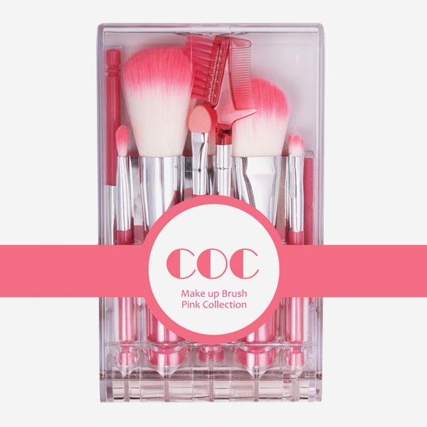 名称 [CORINGCO]コリンコ メイクアップブラシピンクコレクションCORINGCO Make up Brush Pink kit collection内容量 244g/テイクアウトブラシセットチーク用ブラシファンデーションブラシアイシ...