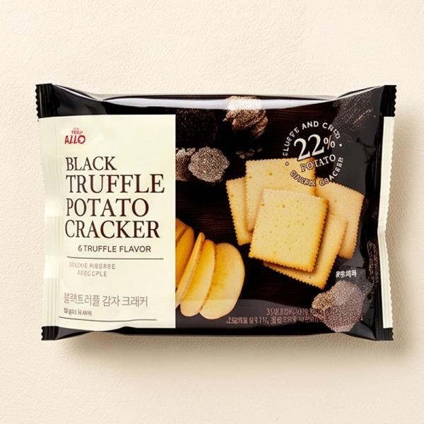 [ALLO] ブラックトリュフ ジャガイモ クラッカー / 88g カムジャ クラッカー じゃがいも おつまみ POTATO CRACKER 韓国スナック 韓国お菓子