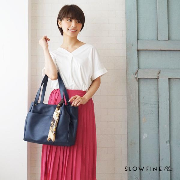 家の鍵がすぐに見つかるトートバッグ レディース おしゃれ 多収納 合皮 シンプル かわいい 大きめ 通勤 ファスナー付き 横 黒 茶 紺 収納 Buyee Buyee Japanese Proxy Service Buy From Japan Bot Online