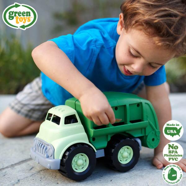 Green toys グリーントイズ リサイクリングトラック 車 砂場 おもちゃ 砂遊び トラック お砂場遊び 外遊び 男の子 キッズ 誕生日 出産祝い 乗り物 玩具