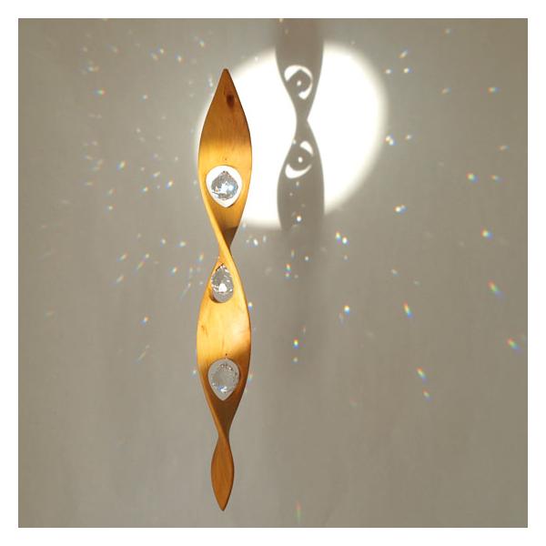 【Size】本体：約H32×W4cmクリスタル：直径2cm化粧箱：H33.5×W5×D5cm素材：アルダー材　オイル仕上げ　クリスタルガラス テグスメーカー：ドイツ　Waldfabrik ヴァルトファブリック原産国：ドイツ製(クリスタルはオ...