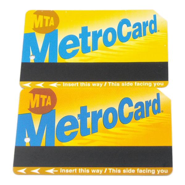 MTA【使用済み☆2枚セット☆NEW YORK Metro Card】メトロカード 