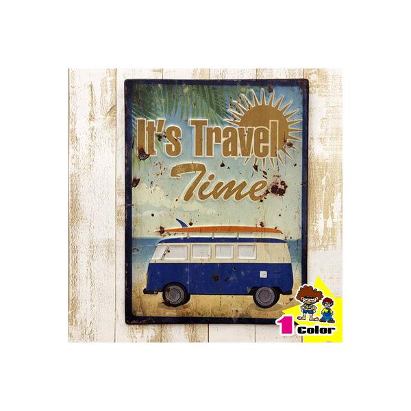 ブリキ看板 ビーチ バス ティンサイン サインプレート 雑貨 代引き不可 アメリカ雑貨 看板 アメリカン雑貨 ガレージ