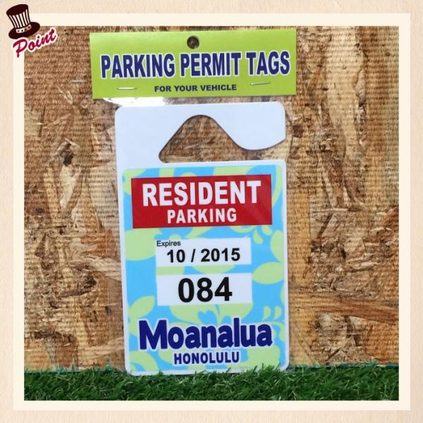 激安セール ハワイアン パーキング パーミット レプリカ カー用品アメリカン雑貨ハワイアン 車用品 雑貨 Resident