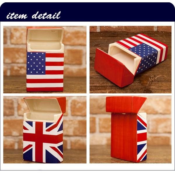 灰皿 星条旗 Usaフラッグ灰皿 Uk 送料無料激安祭 国旗 アッシュトレイ 小物入れ アメリカン雑貨