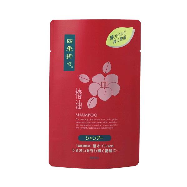 四季折々 椿油シャンプー 詰め替え 450ml / 熊野油脂