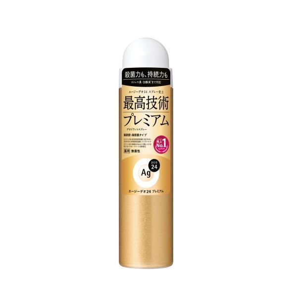 ＡＧデオ２４ デオドラントスプレー プレミアム 無香性 Ｓ 40g【医薬部外品】 ／ ファイントゥディ 体臭対策 ワキ 汗