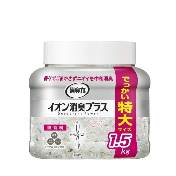 消臭力 クリアビーズ イオン消臭プラス 特大サイズ 1500g / エステー お得 大容量