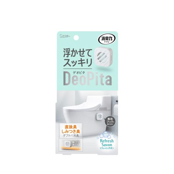 消臭力　ＤｅｏＰｉｔａ トイレ用 本体 リフレッシュサボン / エステー