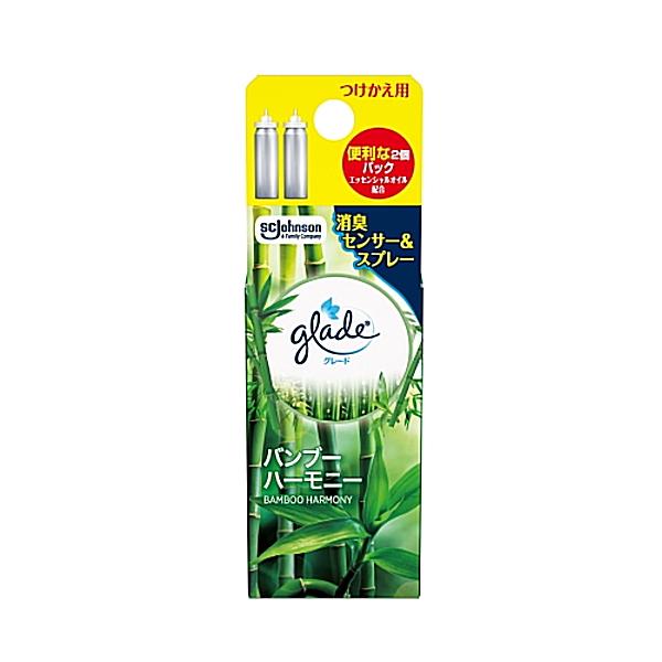 グレード 消臭センサー＆スプレー バンブーハーモニー 詰め替え用 18ｍｌ 2個パック / ジョンソン お部屋用