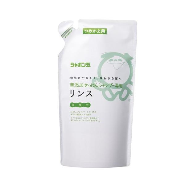 せっけんシャンプーを使い始めた、きしみやゴワつきが気になる方に弱酸性の専用リンスは、せっけんシャンプーでアルカリ性に傾いた髪を中和し、きしみゴワつきを防ぎ指通りを良くし、髪への負担をおさえますシリコン・合成ポリマー・香料・着色料・防腐剤不使...