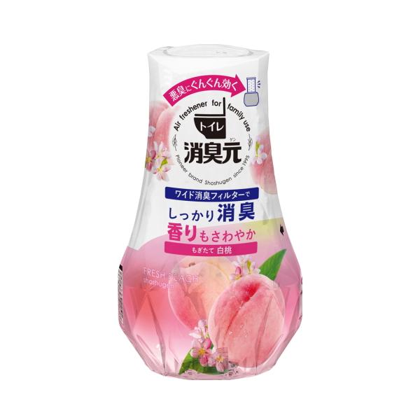 トイレの消臭元 もぎたて白桃 400ｍｌ / 小林製薬