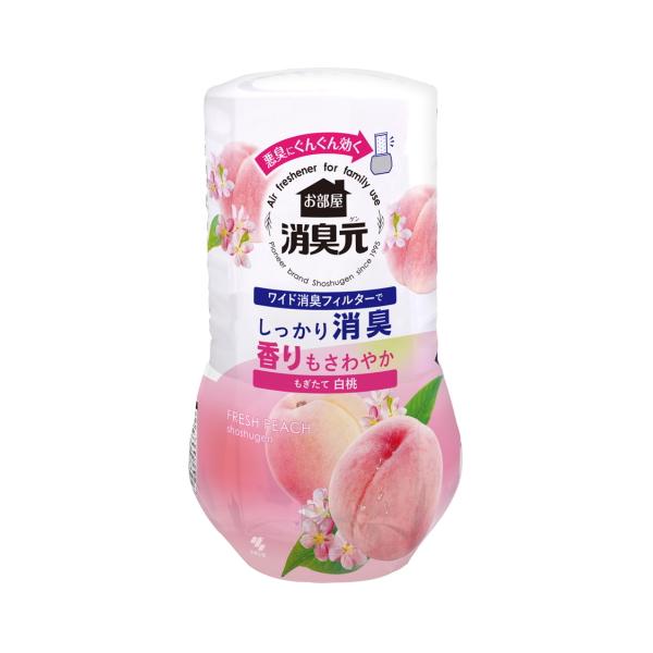 お部屋の消臭元 もぎたて白桃 400ｍｌ / 小林製薬