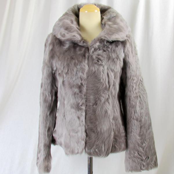 毛皮/チッキャンラム/羊革/ジャケット/リアルファー チッキャン