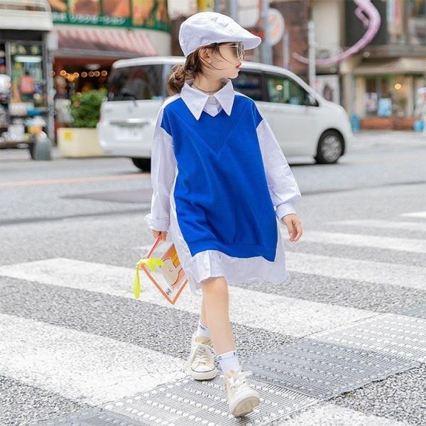 子供ワンピース きれいめ ロング丈ブラウスの価格と最安値 おすすめ通販を激安で