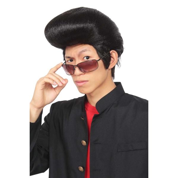 コスプレ かつら カツラ ウィッグ カツランド つっぱりリーゼント リーゼント つっぱり 不良 ヤンキー 80年代 70年代 変装 衣装 コスチューム 自転車通販 スマートファクトリー 通販 Paypayモール