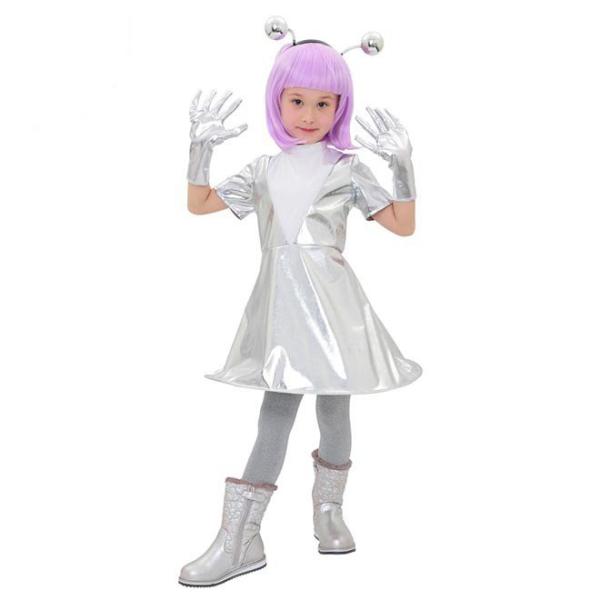 ハロウィン コスプレ キュートエイリアン キッズ 1 宇宙人 Ufo Uma コスプレ コスチューム 女の子 子供 キッズ 自転車通販 スマートファクトリー 通販 Paypayモール