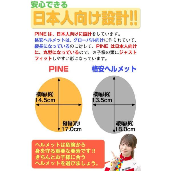 自転車 ヘルメット 子供用 1歳 2歳 3歳 軽量 軽い 47 51cm パイン オージーケー Pine Ogk Sg規格 自転車通販 スマートファクトリー 通販 Paypayモール