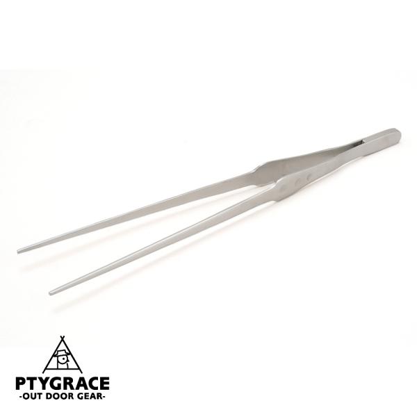 PTYGRACE ピンセットトング 大 PY-T271 キャンプ アウトドア レジャー 調理 日本製 プリグレース