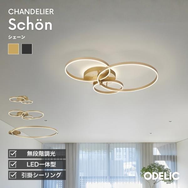 ODELIC（オーデリック） シャンデリア 北欧 リングデザイン 天井照明