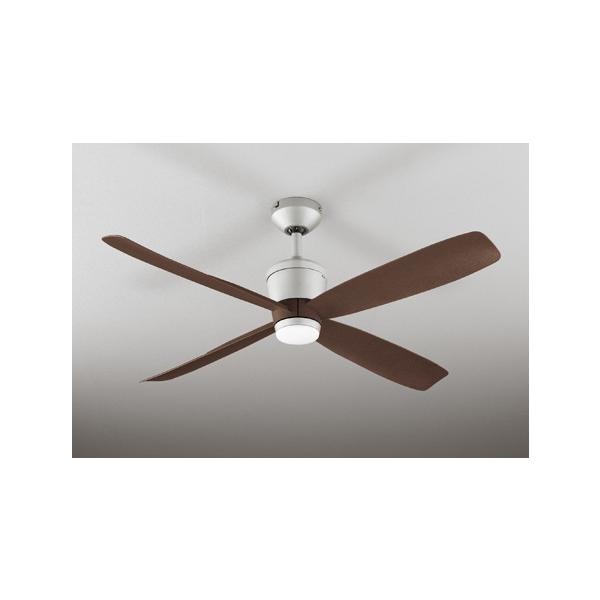 ODELIC シーリングファン ライト DCモーター 傾斜天井 専用リモコン