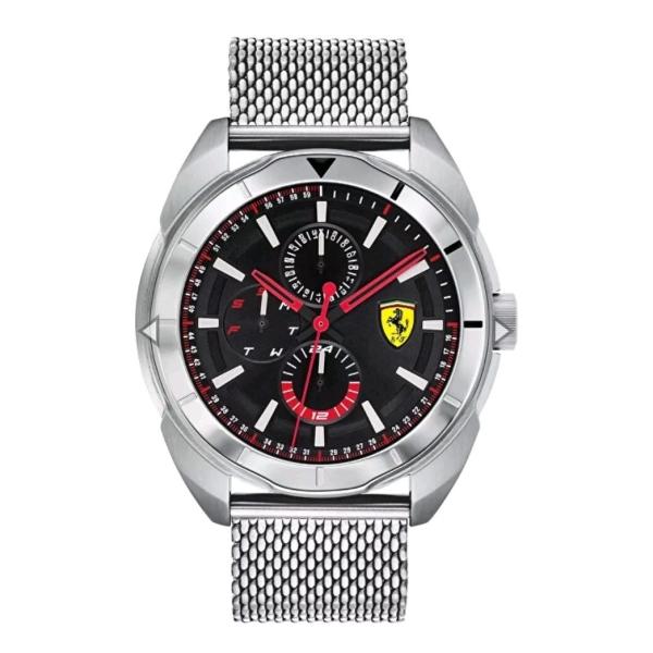 【美品】フェラーリ Ferrari クォーツ 腕時計 シルバー ステンレス 元箱 Ferrari（フェラーリ） メンズ 腕時計 リストウォッチ 0830637