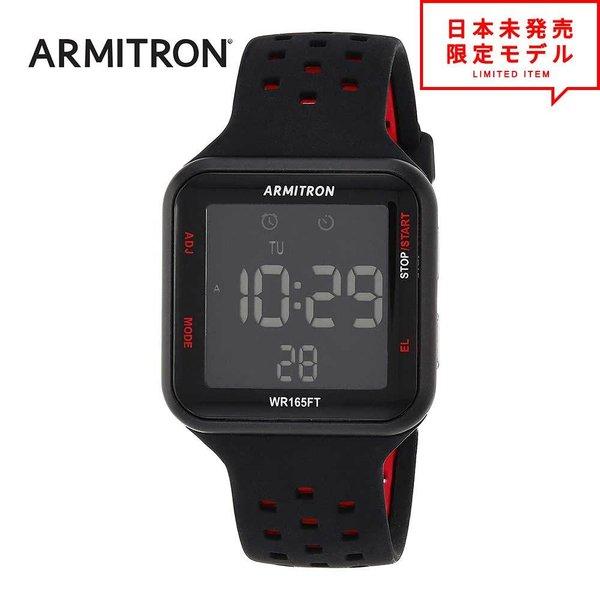 即納 ARMITRON アーミトロン メンズ 腕時計 リストウォッチ 40/8417BRD ブラック 海外限定 時計 当店1年保証