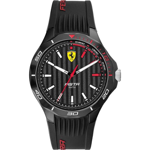 商*す様 フェラーリ　Ferrari　 自動巻き腕時計 ブラック　稼働品 Ferrari フェラーリ メンズ 腕時計 リストウォッチ 0830780