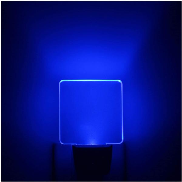 即納 ナイトライト 常夜灯 ベッドサイドランプ 青い光 LED ブルー 4個