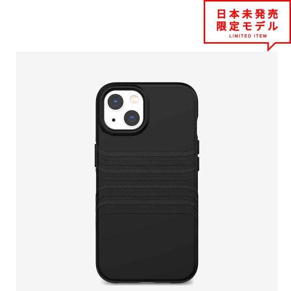 iPhone13/13Pro/13ProMax/13mini ラギッド ケース カバー Tech21 Evo Tactile ブラック Grippy サバゲ 耐衝撃 衝撃吸収 日本未入荷