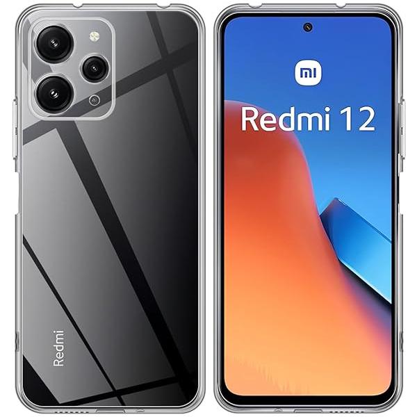 即納 Redmi 12 5G スマホケース クリア 全透明 TPU シリコン マイクロ