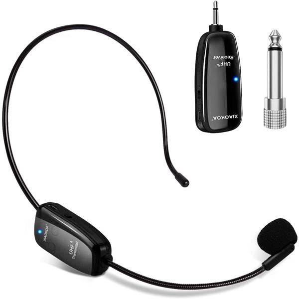 即納 UHF ワイヤレスマイク ヘッドセット ピンマイク ワイヤレス
