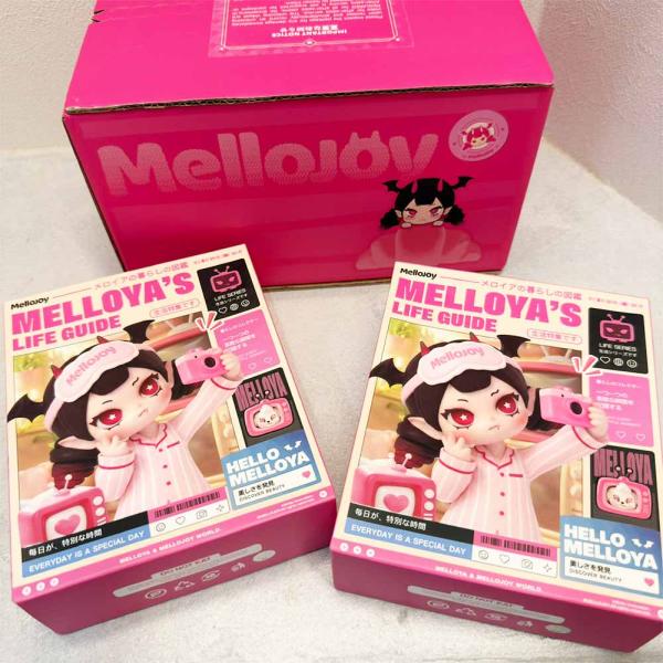 即納 メロジョイ Mellojoy スクイーズ メロイアの暮らしの図鑑 ブラインドボックス 1個 おもちゃ ストレス発散 癒しグッズ 人気 プレゼント ギフト 正規品