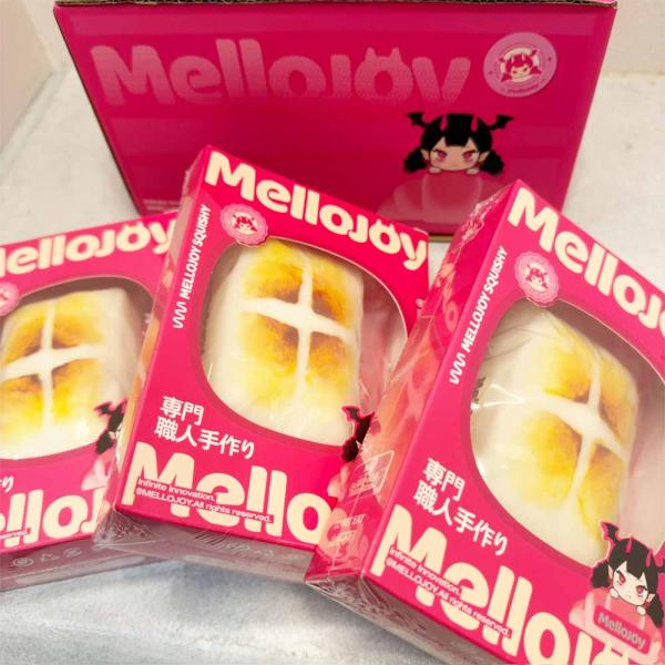即納 メロジョイ Mellojoy スクイーズ お餅 ねっとりヨーグルト 1個
