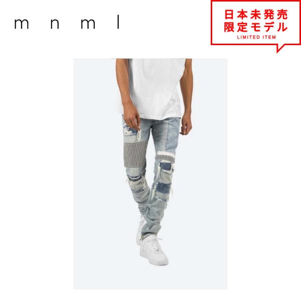 パンツ mnml mnml ミニマル デニムパンツ M74 Denim 裾ジップ デニム パンツ