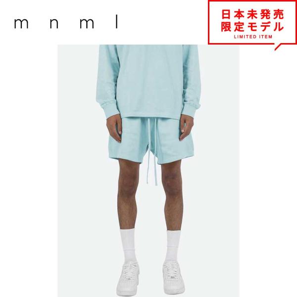 国内正規品　試着程度　スウェットショーツ　ティファニーブルー mnml 即納 ミニマル スウェットパンツ Every Day Sweatshorts