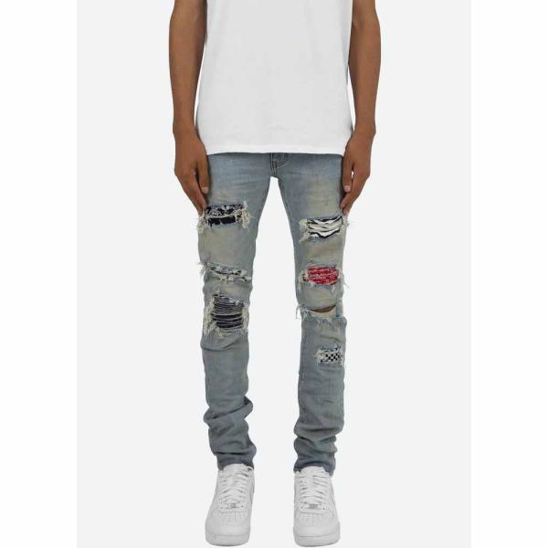mnml X214 多柄チラ見せストレッチ入りスキニーデニムパンツ 29 mnml ミニマル デニムパンツ X214 SKINNY DENIM｜デニム