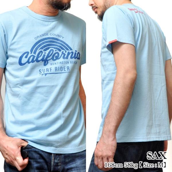 Tシャツ 丈夫 厚手 半袖 ティーシャツ プリントt ロゴt フロント ホワイト ネイビー 丸首 アメカジ ヒノヤ スマートスパイスcalifornia Surf Rider Sax Buyee Buyee Japanese Proxy Service Buy From Japan Bot Online