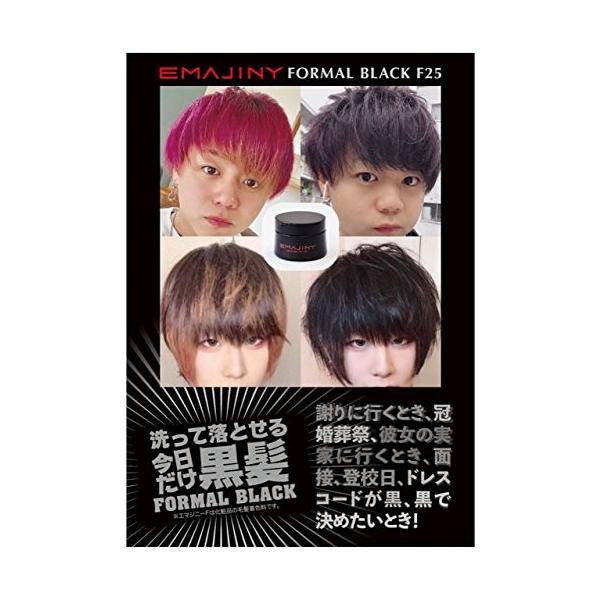 Emajiny Formal Black F25 エマジニー ヘアカラーワックス ブラック 50g 白髪隠し Buyee Buyee Japanese Proxy Service Buy From Japan Bot Online