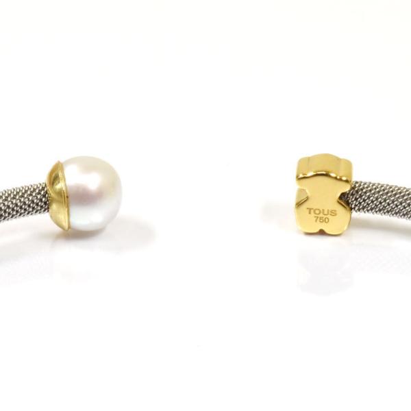 TOUS アウトレット！ トウス K18＆ステンレス エッシュバングル くま 