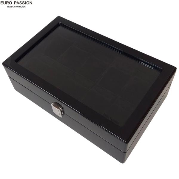 ユーロパッション　時計ケース　ブラック 10個収納 EURO PASSION ユーロパッション A375 ブラック ウォッチ コレクション