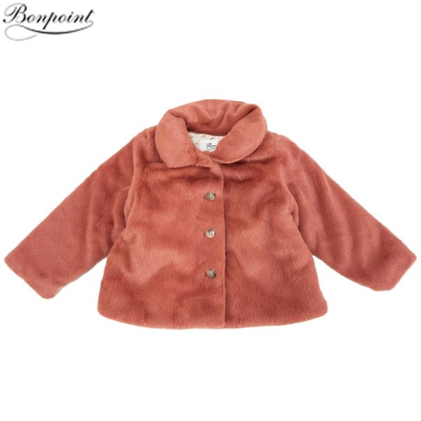 ファーコート　ボンポワン　2A 90 Bonpoint ボンポワン 新品 アウトレット 2歳 90cm ベビー ガール エコ