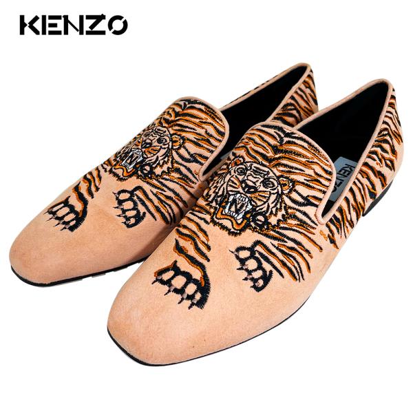 KENZO ケンゾー 新品 アウトレット レディース ローファー F852LO126L75 09 サイズ 40（約25.0 cm）ピンクベージュ  タイガー 並行輸入品 靴 送料無料