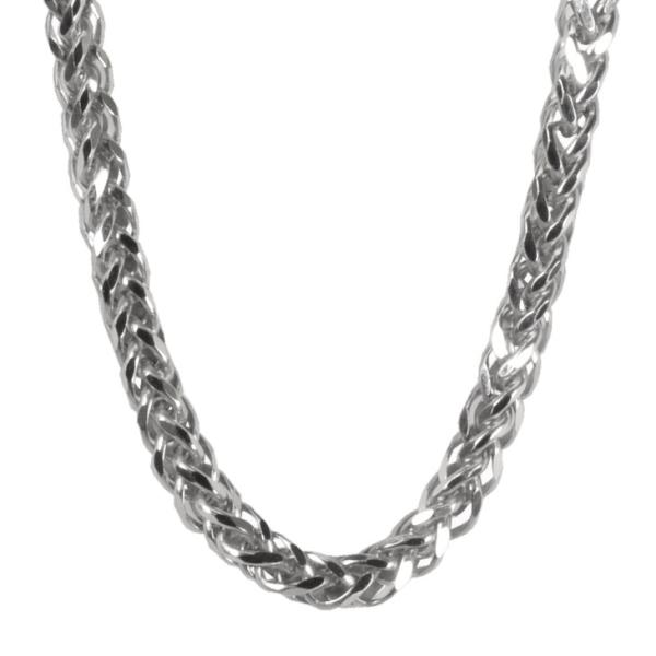 Pt850 3mm幅 55cm スネーク30 35g前後 プラチナ ネックレスチェーン