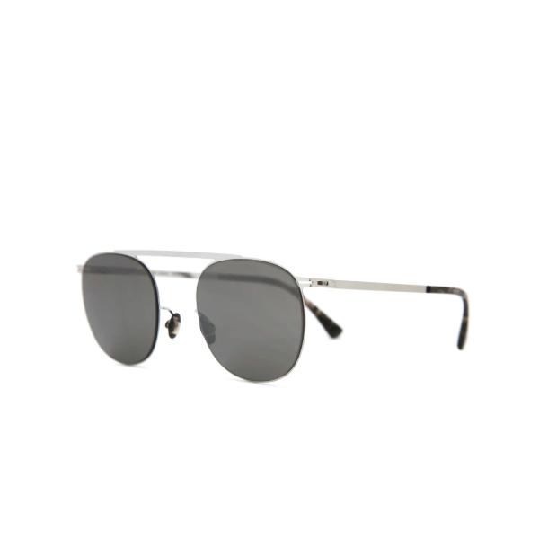 Mykita サングラス Erling Shiny Silver ミラー Black 48 ユニセックス