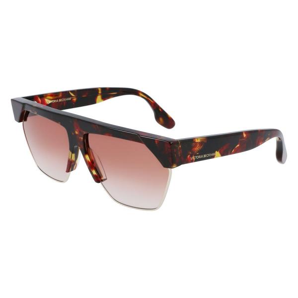 ヴィクトリア ベッカム サングラス VB622S 616 62 女性用 スクエア Red Amber Tortoise 62mm レンズ幅 正規品
