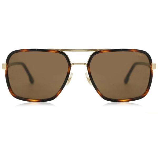 カレラ サングラス 256/S J5G/70 58 メンズ パイロット ブラウン UV 3 58mm レンズ幅 %100 本物