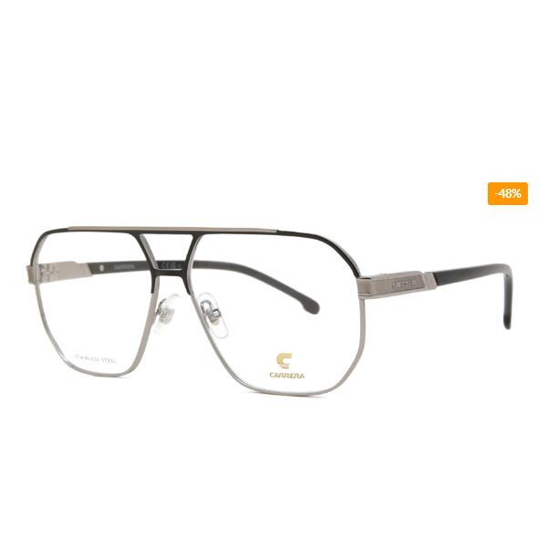 カレラ 眼鏡 1135 RZZ 60 メンズ パイロット クリア 60mm レンズ幅