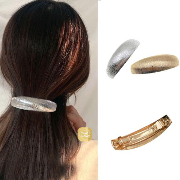   女性に人気なへアバレッタ 髪飾り